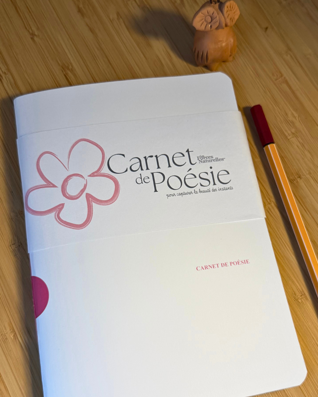 Couverture du Carnet de poésie Les Forces Naturelles - pour écrire des poèmes