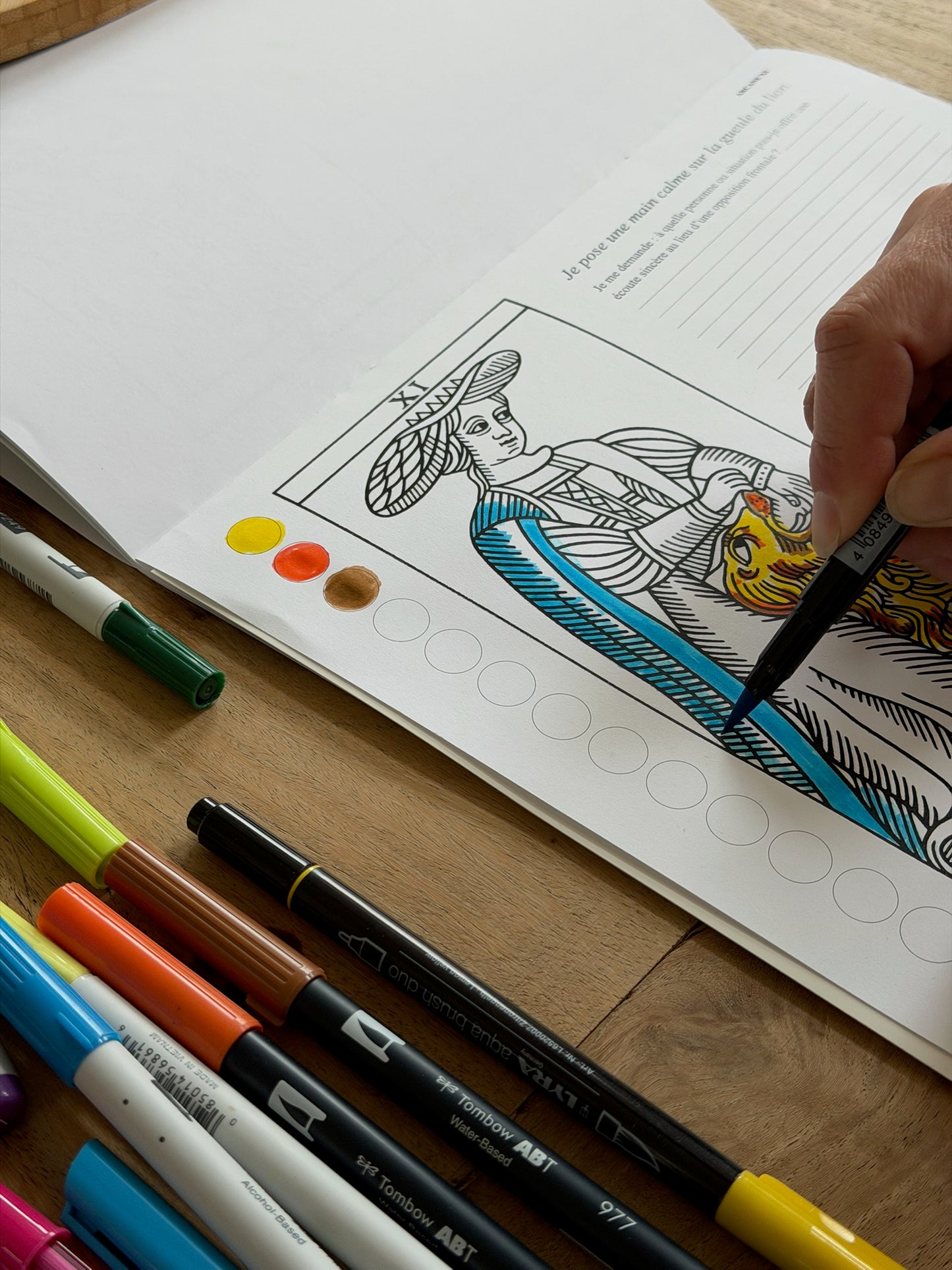 Carnet de réflexion à colorier Les Forces Naturelles