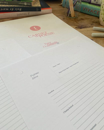 Carnet de poésie — Force naturelle de l’Edamame, version PDF à télécharger, page exercice libre