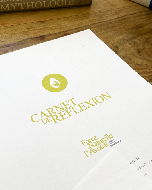 Carnet de réflexion — Force naturelle de l’Avocat, version PDF à télécharger