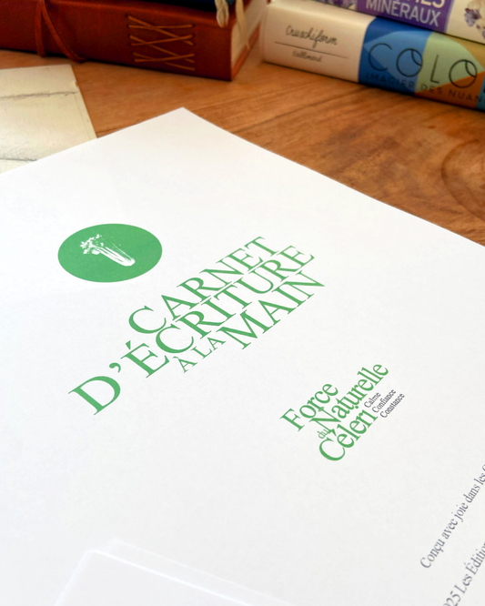 Carnet d'écriture à la main 🌿