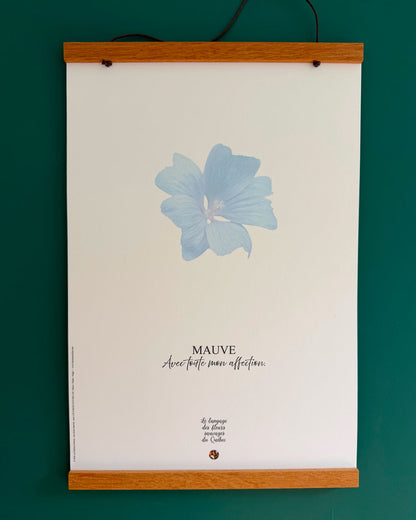 Affiche Mauve - Les Forces Naturelles - cadre