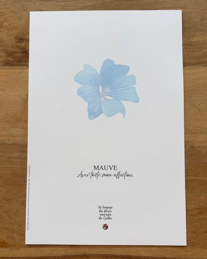 Affiche Mauve - Les Forces Naturelles