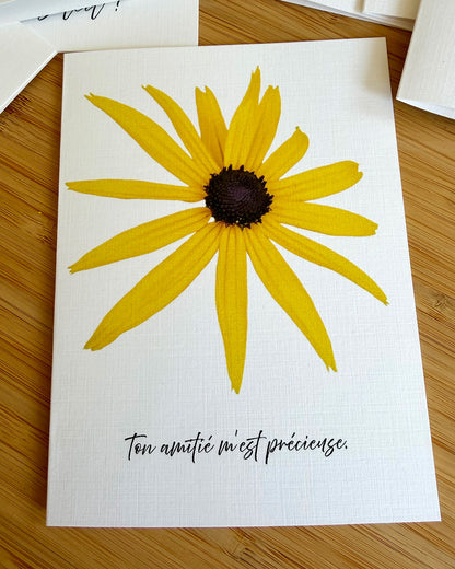 Carte de vœux Rudbeckie - Les Forces Naturelles
