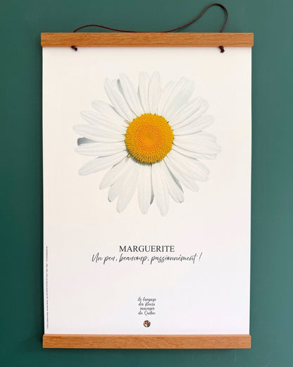 Affiche Marguerite - Les Forces Naturelles - avec cadre
