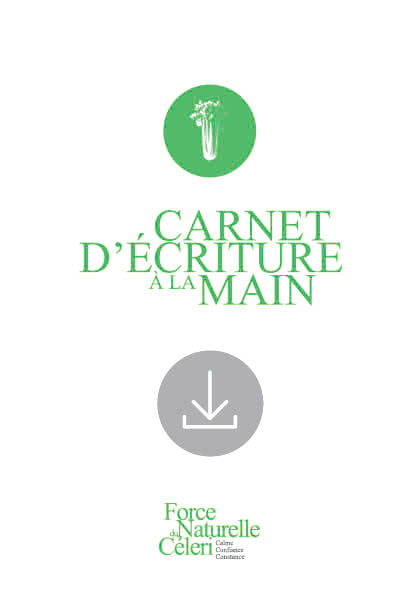 Carnet d'écriture à la main • À télécharger Les Forces Naturelles