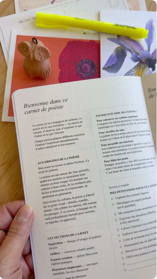 Vidéo Carnet de poésie